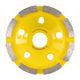 Dia. Cup Wheel 100mm X 22.23mm Single Row Cold Pressed Economy