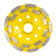 Dia. Cup Wheel 115mm X 22.23mm Dbl Row Cold Pressed Economy