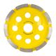 Dia. Cup Wheel 115mm X 22.23mm Single Row Cold Pressed Economy